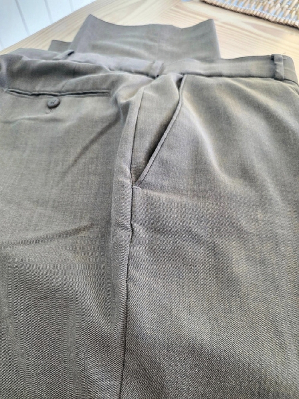 Stafford Classic Fit Men's Dress Pants Gray Waist 38 x 32